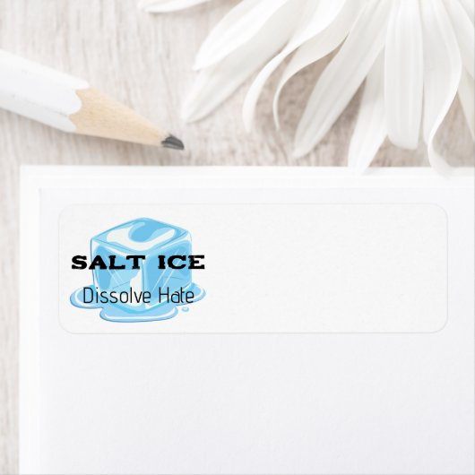 Salt Ice Return Address Label ラベル (インサイチュ)