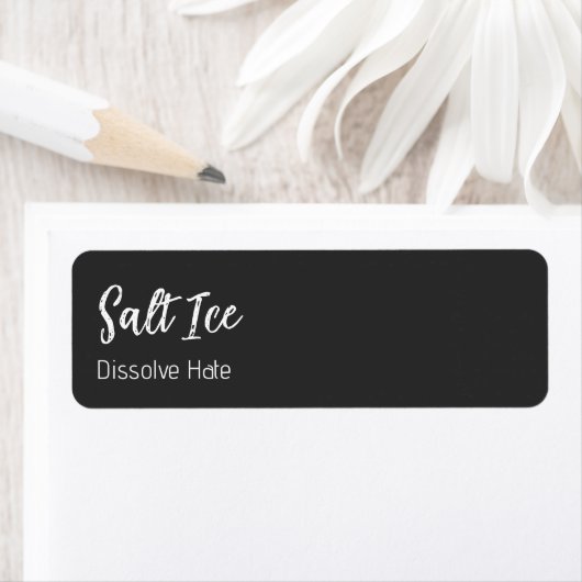Salt Ice Return Address Label ラベル (インサイチュ)
