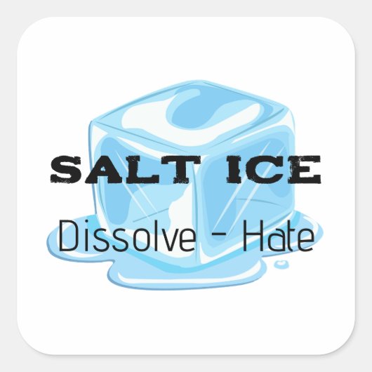 Salt Ice Sticker スクエアシール (正面)