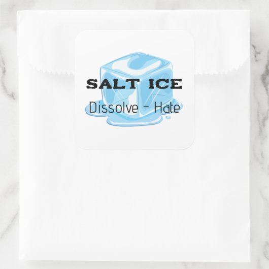 Salt Ice Sticker スクエアシール (バッグ)