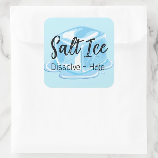 Salt Ice Sticker スクエアシール (バッグ)