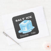 Salt Ice Sticker スクエアシール (封筒)