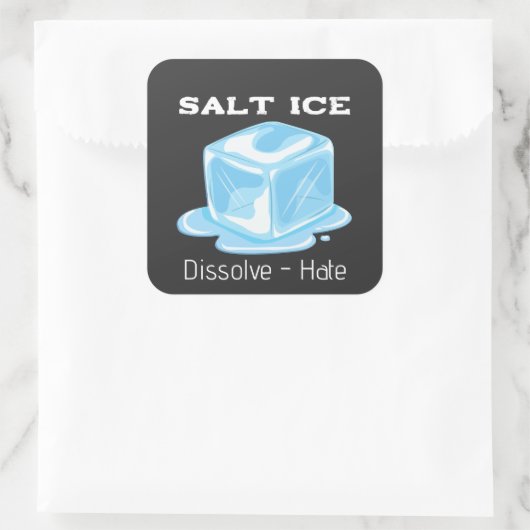 Salt Ice Sticker スクエアシール (バッグ)