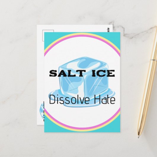 Salt Ice Sticker ポストカード (正面/裏面インサイチュ)