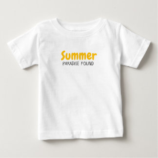 “Salt in the air, sand in my hair. ベビーTシャツ