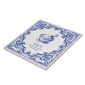 Salt Kitchen Blessing Blue Mediterranean タイル (側面)