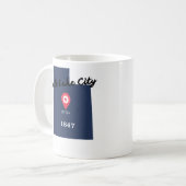Salt Lake City coffee mug  コーヒーマグカップ (正面左)