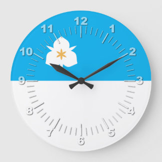 Salt Lake city (Utah) flag Large Clock ラージ壁時計