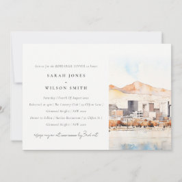 Salt Lake City, Utah Landscape Rehearsal Dinner 招待状