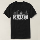 Salt Lake City Utah UT Hometown Home State Pride  Tシャツ (デザイン正面)
