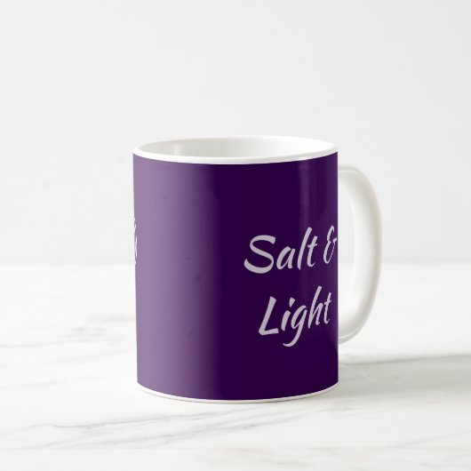 Salt & Light コーヒーマグカップ (正面右)
