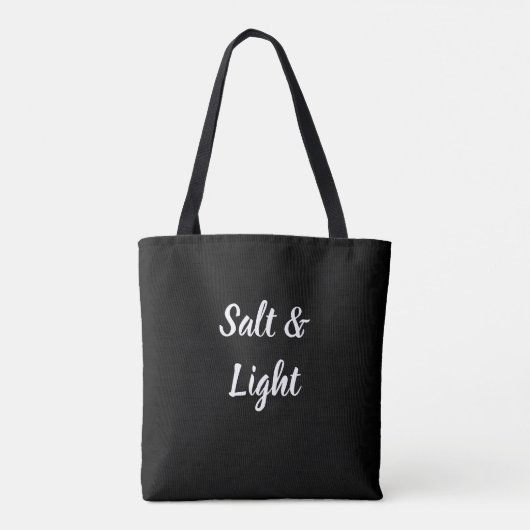 Salt & Light トートバッグ (裏面)