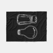 Salt & Light フリースブランケット (正面(横))