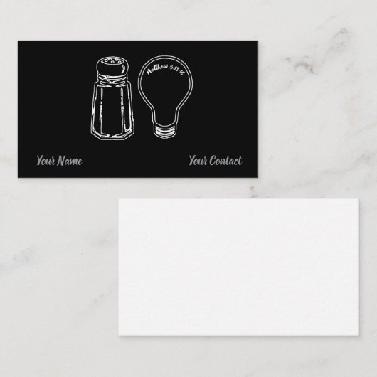 Salt & Light 名刺 (正面/裏面)