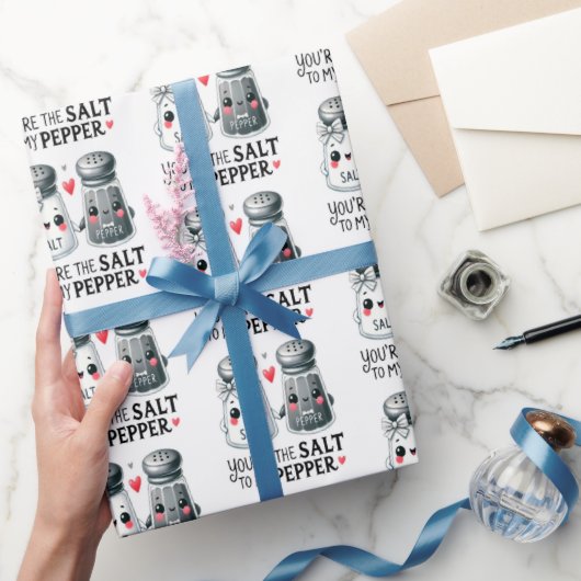 Salt To My Pepper Love Gift Wrapping Paper ラッピングペーパー (ギフト)