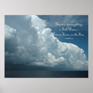 Salt Water Cure Ocean Poster ポスター