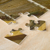 Salt Windmill Harbor in Western Sicily, Italy ジグソーパズル (側面)