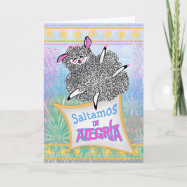 Saltamos  Alegría Felicitación Infantil Divertida カード