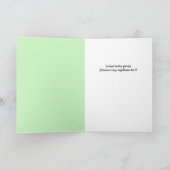 Saltamos  Alegría Felicitación Infantil Divertida カード (内部)