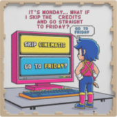 Saltar créditos hasta el viernes シール (正面)