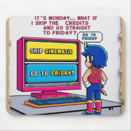 Saltar créditos hasta el viernes マウスパッド