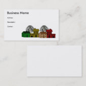 SaltBox及びヤナギの名刺 名刺 (正面/裏面)