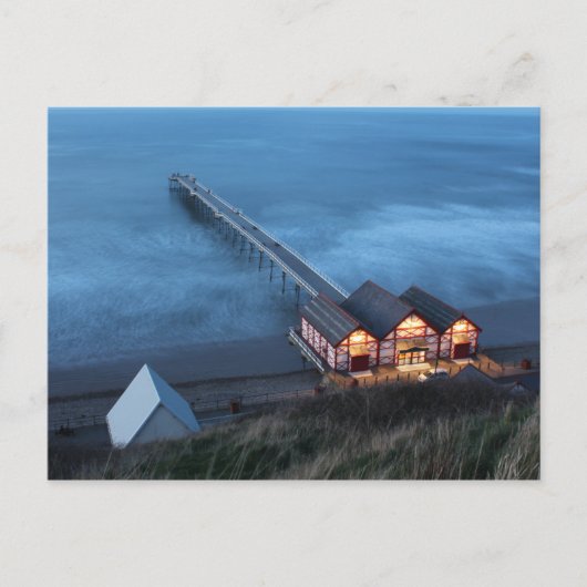 SALTBURN PIER - SALTBURN-BY-THE-SEA，英国 ポストカード (正面)