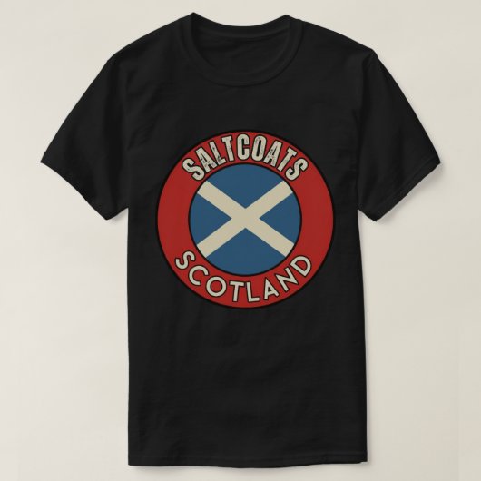 Saltcoats, Scotland Tシャツ (デザイン正面)