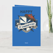 Saltire Shield, Festive Banner, and Plaid Tam カード (裏面)