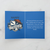 Saltire Shield, Festive Banner, and Plaid Tam カード (内部)