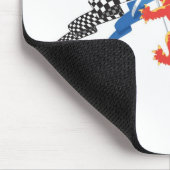 、Saltiresは手がつけられない、ライオン点検します マウスパッド (コーナー)