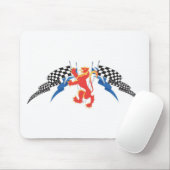 、Saltiresは手がつけられない、ライオン点検します マウスパッド (マウス)