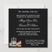 SaltLakeTemple-招待ToWedingReception 招待状 (裏面)