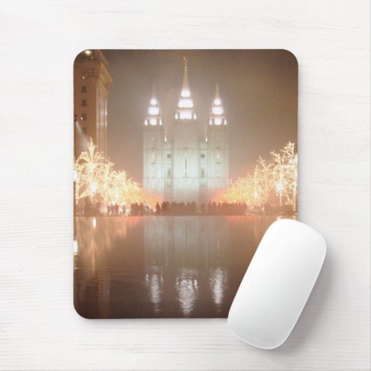 SaltLakeTempleFog マウスパッド (マウス)