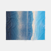 Salton Sea Tranquility フリースブランケット (正面(横))