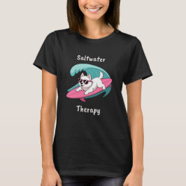 Saltwater Therapy - Funny Surf T-Shirt Tシャツ