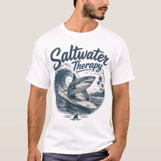 Saltwater Therapy Surfwave Tシャツ