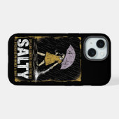 Salty – 永遠の雨と秘密のこぼれ話 iPhone 15ケース (裏面横)