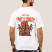 Salty AFによる火山 Tシャツ (裏面)
