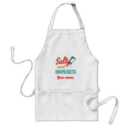 Salty and Unapologetic – Retro Diner Salt Shaker スタンダードエプロン