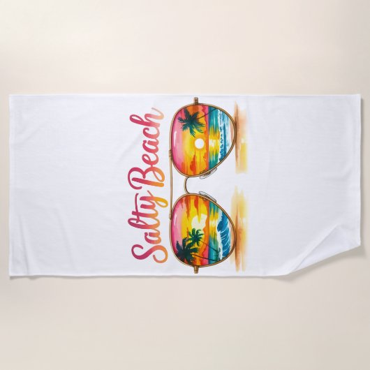 Salty Beach  ビーチタオル (正面)