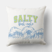 Salty But Cute Coastal クッション (裏面)