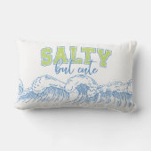 Salty But Cute Coastal ランバークッション (裏面)