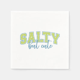 Salty but Cute | Coastal Cocktail Hour Entertainin スタンダードカクテルナプキン