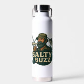 Salty Buzz オリジナルデザイン ウォーターボトル (正面)
