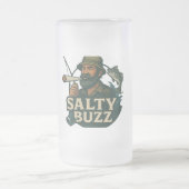 Salty Buzz クラシックマグ 330ml フロストグラスビールジョッキ (中央)