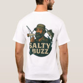 Salty Buzz Original design Basic T-Shirt Tシャツ (裏面)