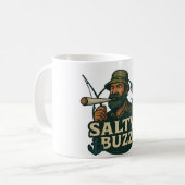 Salty Buzz original design Classic Mug, 11 oz コーヒーマグカップ (正面左)