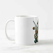 Salty Buzz original design Classic Mug, 11 oz コーヒーマグカップ (左)