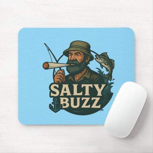 Salty Buzz Original Design Mouse Pad マウスパッド (マウス)